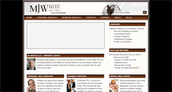Desktop Screenshot of mjwhitepllc.com